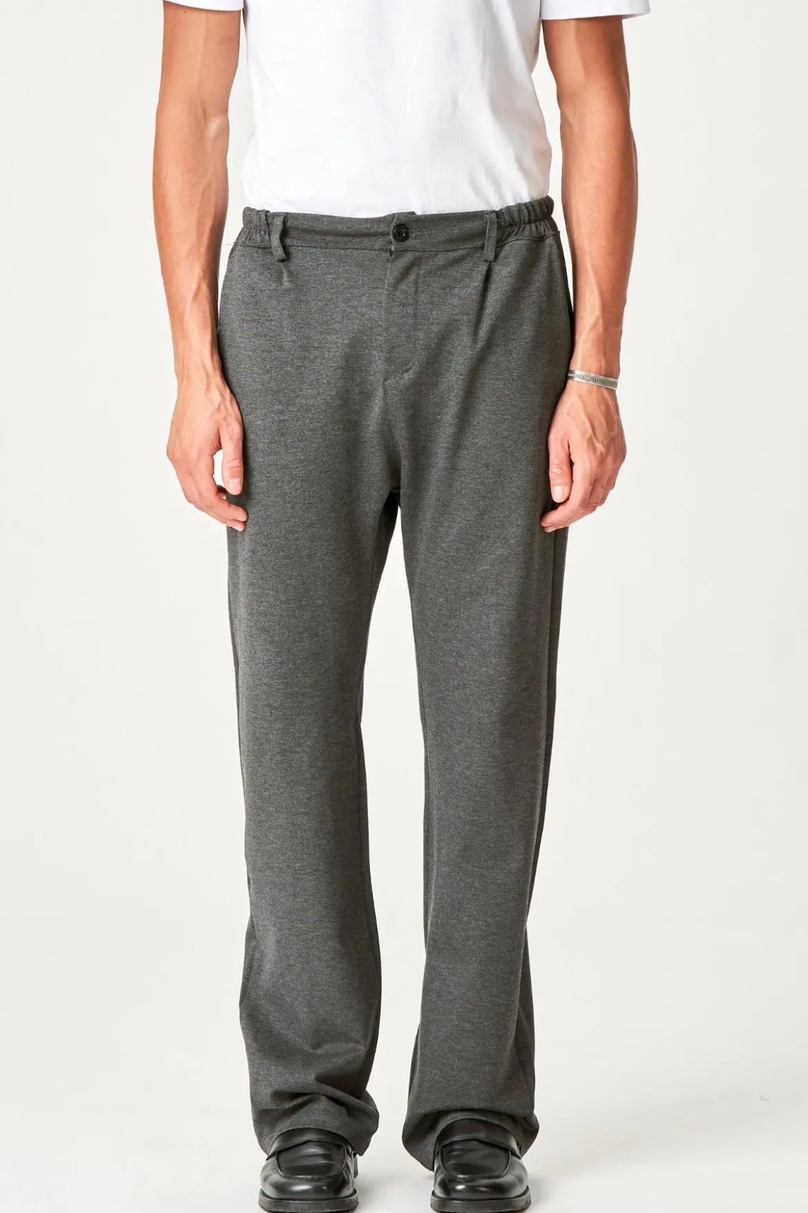 Suit pants loose - Koksgrå