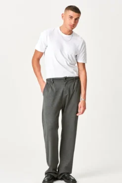 Suit pants loose - Koksgrå