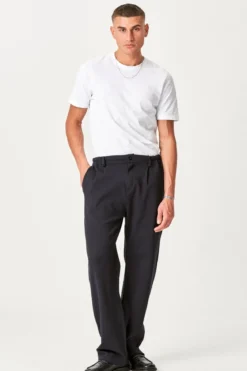 Suit pants loose - Mørkeblå