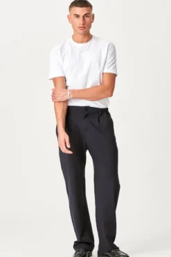 Suit pants loose - Mørkeblå