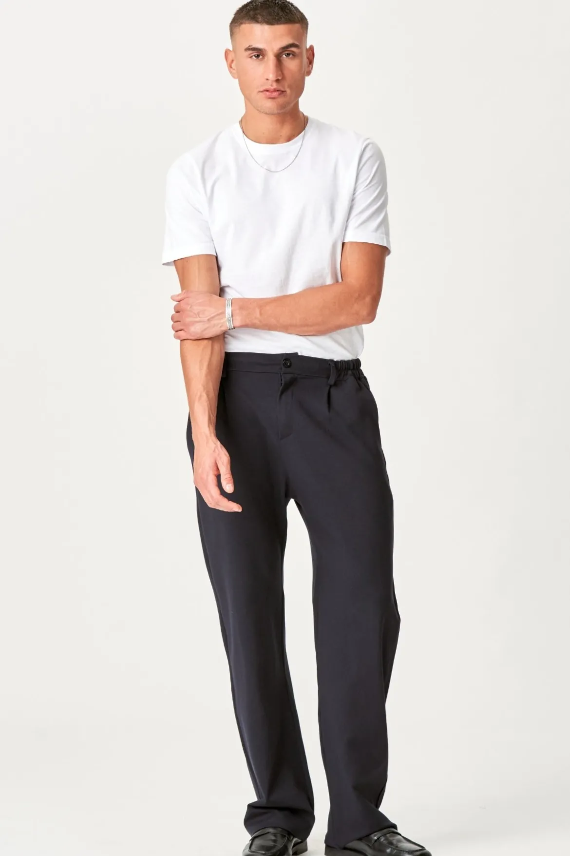 Suit pants loose - Mørkeblå