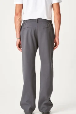 Suit pants loose - Stål Grå