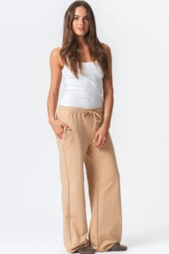 Sweatpants Wide - Sand
