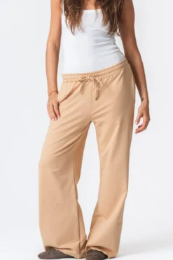 Sweatpants Wide - Sand