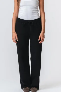 Sweatpants Wide - Sort