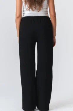 Sweatpants Wide - Sort