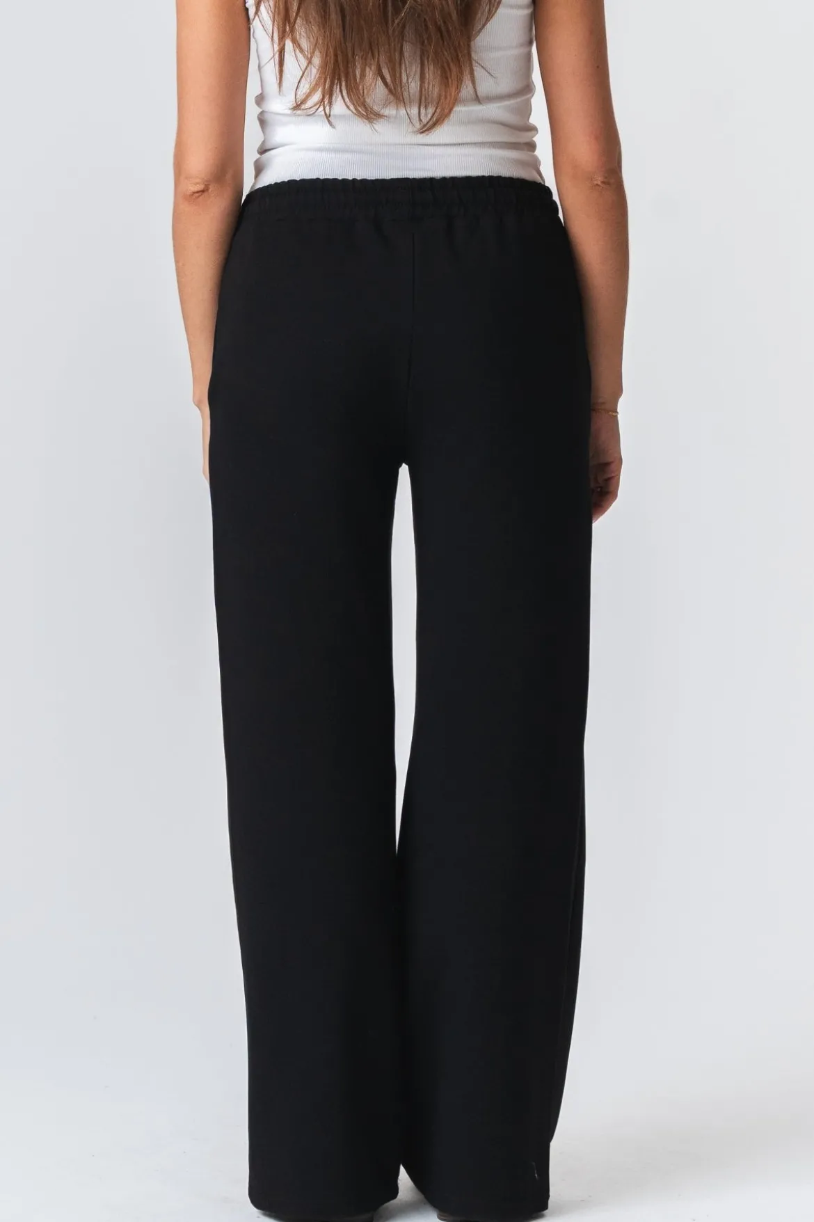 Sweatpants Wide - Sort