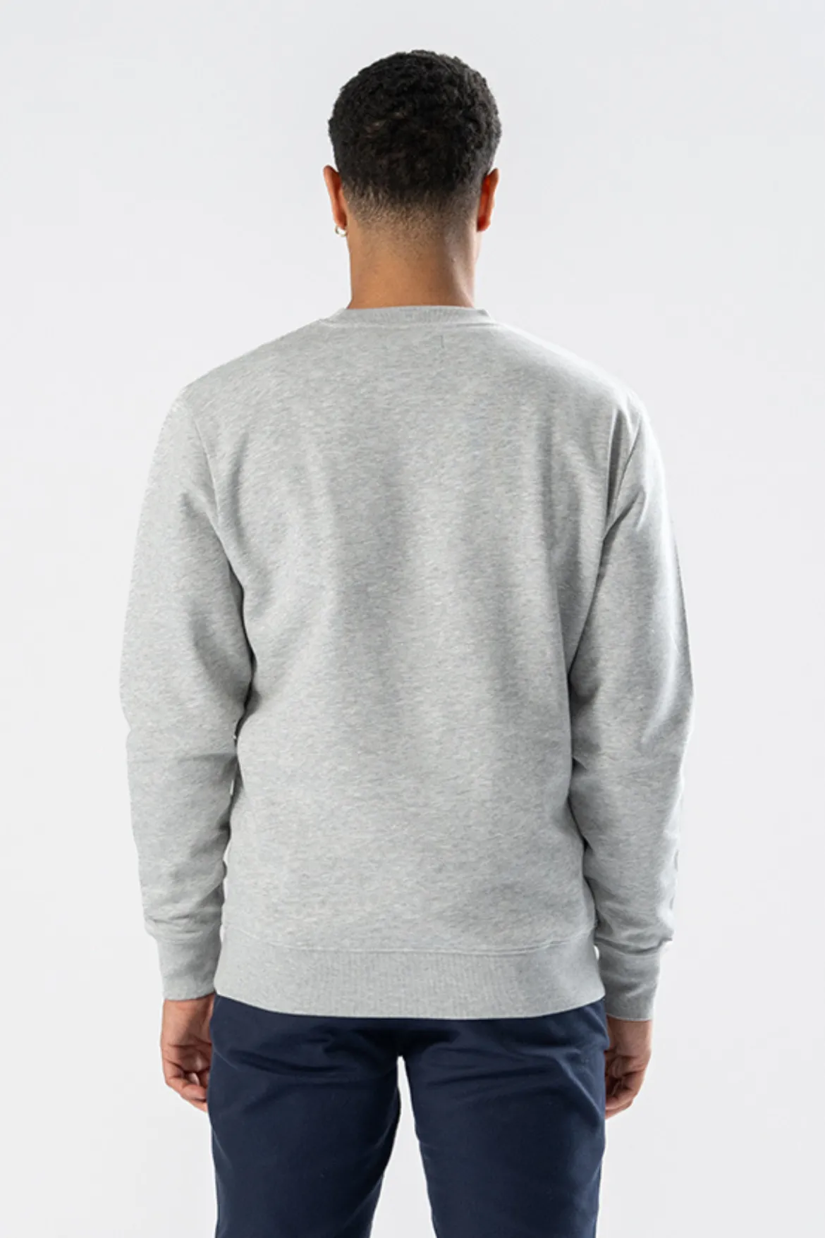 Sweatshirt Crewneck - Askegrå