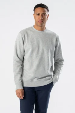Sweatshirt Crewneck - Askegrå