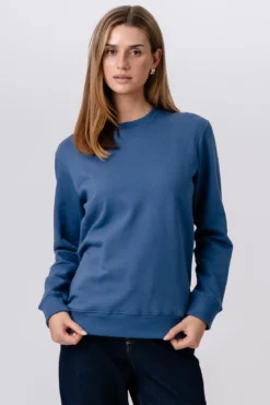 Sweatshirt Crewneck - Blå