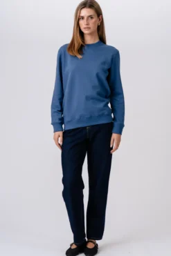 Sweatshirt Crewneck - Blå