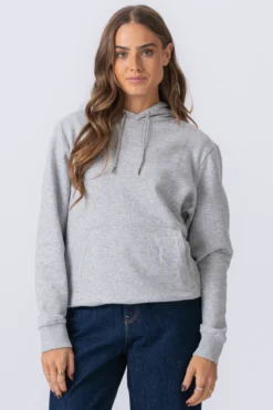 Sweatshirt Hoodie - Askegrå