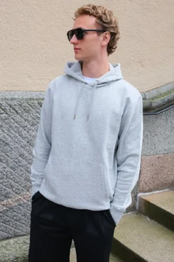Sweatshirt Hoodie - Aske Grå