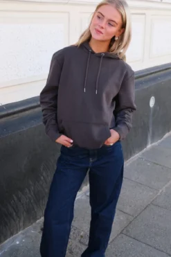 Sweatshirt Hoodie - Mørkegrå
