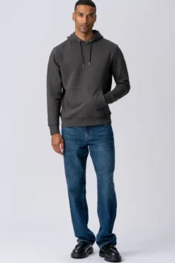 Sweatshirt Hoodie - Mørkegrå