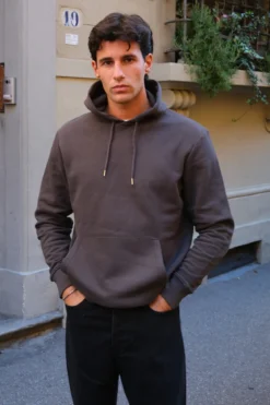 Sweatshirt Hoodie - Mørkegrå