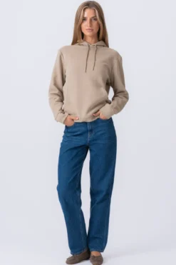 Sweatshirt Hoodie - Sand