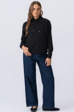 Sweatshirt Hoodie - Sort