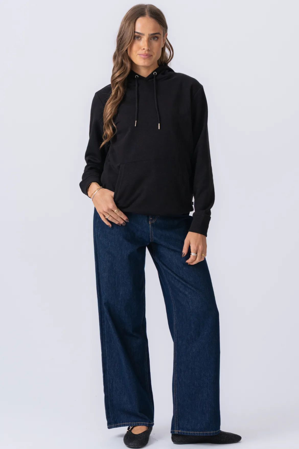 Sweatshirt Hoodie - Sort