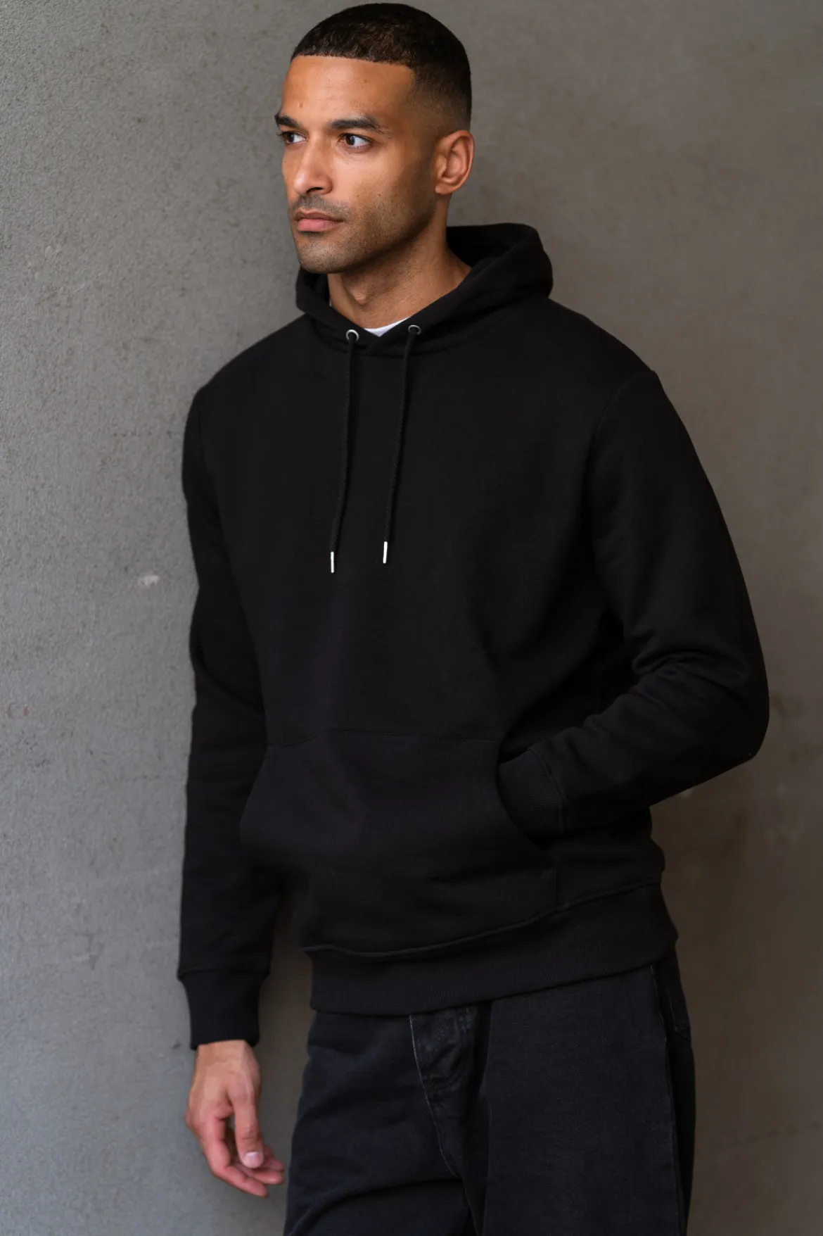 Sweatshirt Hoodie - Sort