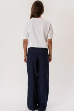 Talia Baggy Pants - Navy