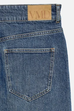 Tessa Pocket Short Skirt - Medium Blue Denim
