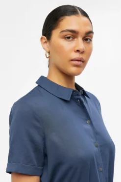 Tilda Maxi Kjole - Blue Indigo