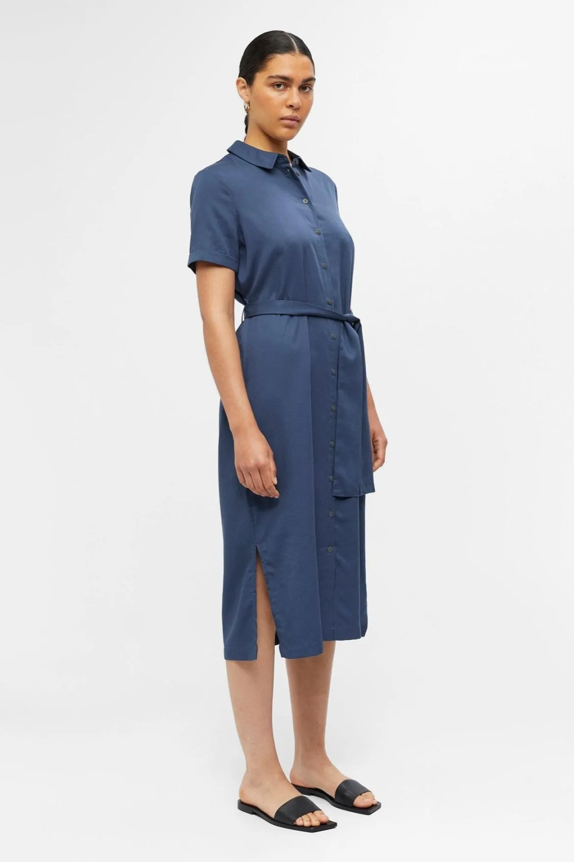 Tilda Maxi Kjole - Blue Indigo