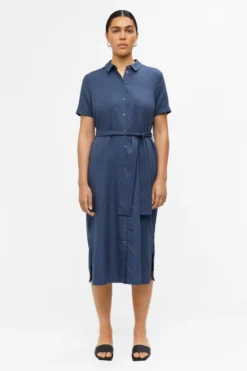 Tilda Maxi Kjole - Blue Indigo
