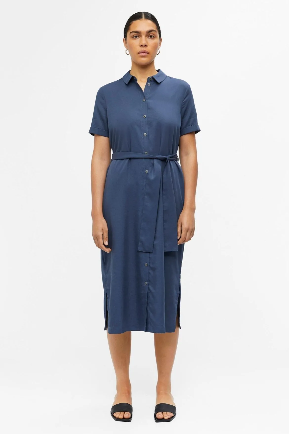 Tilda Maxi Kjole - Blue Indigo