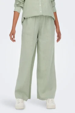 Tokyo Linen Pants - Desert Sage