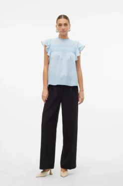 Trine Blonde Top - Cashmere Blue
