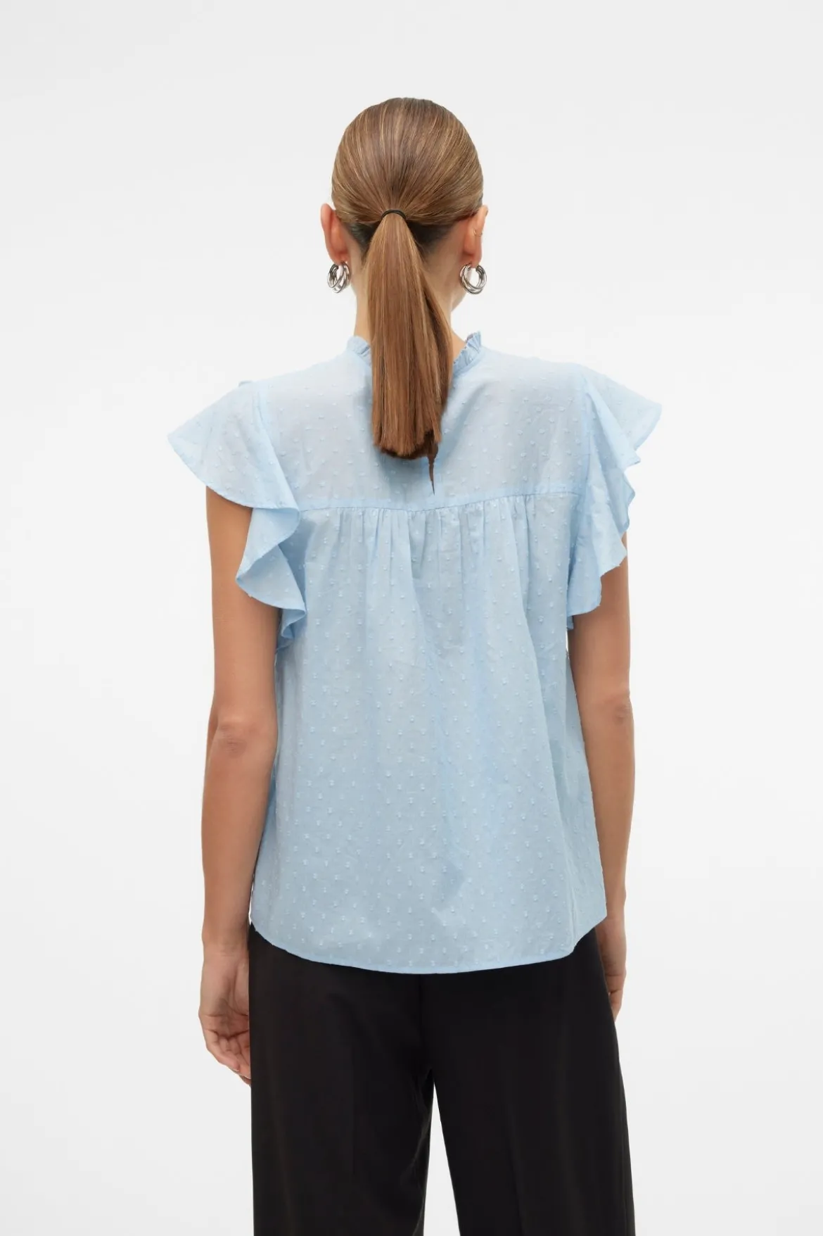 Trine Blonde Top - Cashmere Blue