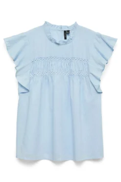 Trine Blonde Top - Cashmere Blue