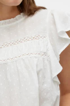Trine Blonde Top - Snehvid