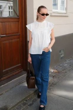 Trine Blonde Top - Snehvid