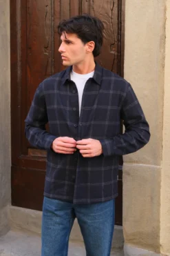 Tristan Overshirt - Dark Navy