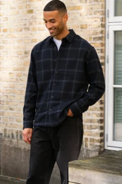 Tristan Overshirt - Dark Navy
