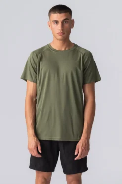 Trænings T-shirt - Army Grøn