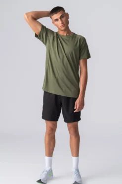 Trænings T-shirt - Army Grøn
