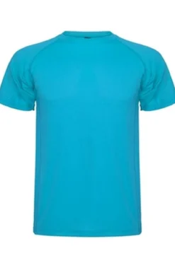 Trænings T-shirt - Turkis blå