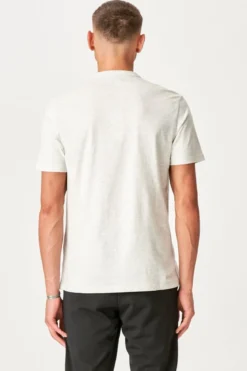 T-shirt med lomme - Off-white