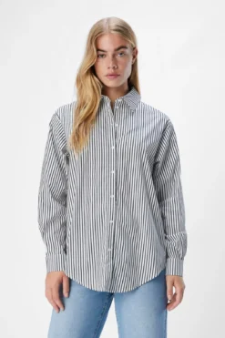 Tutta LO L/S Shirt - Sort/Hvid