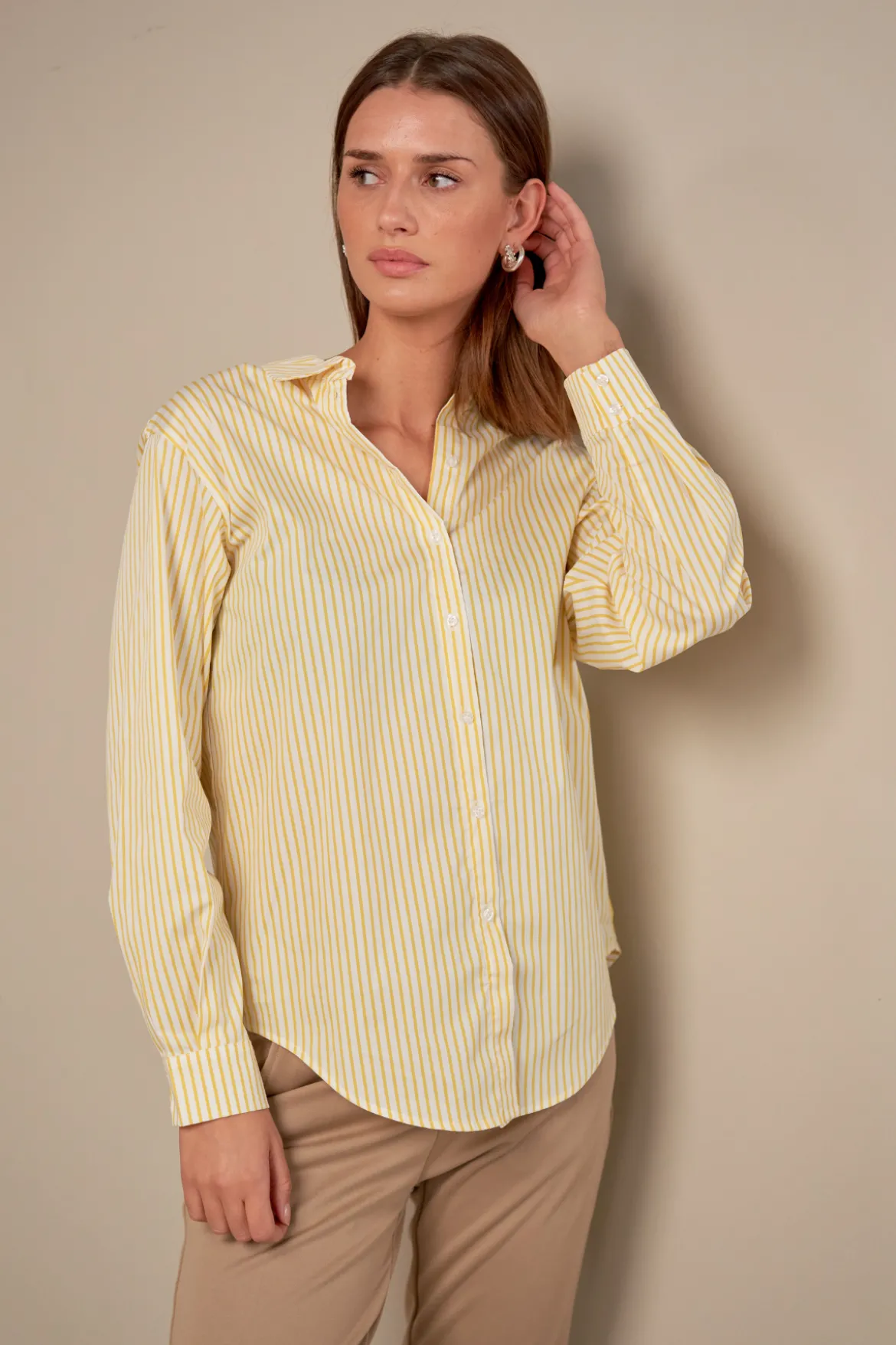 Tutta LO L/S Skjorte - Gul