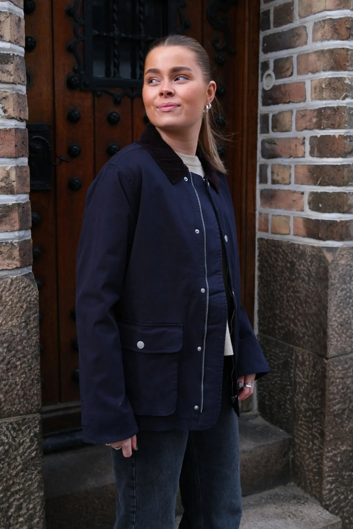 Twill Jacket - Navy