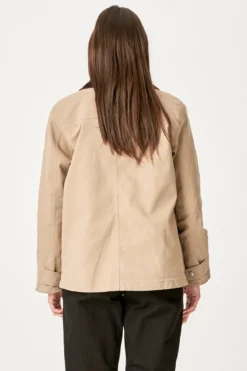 Twill Jakke - Mørk Sand