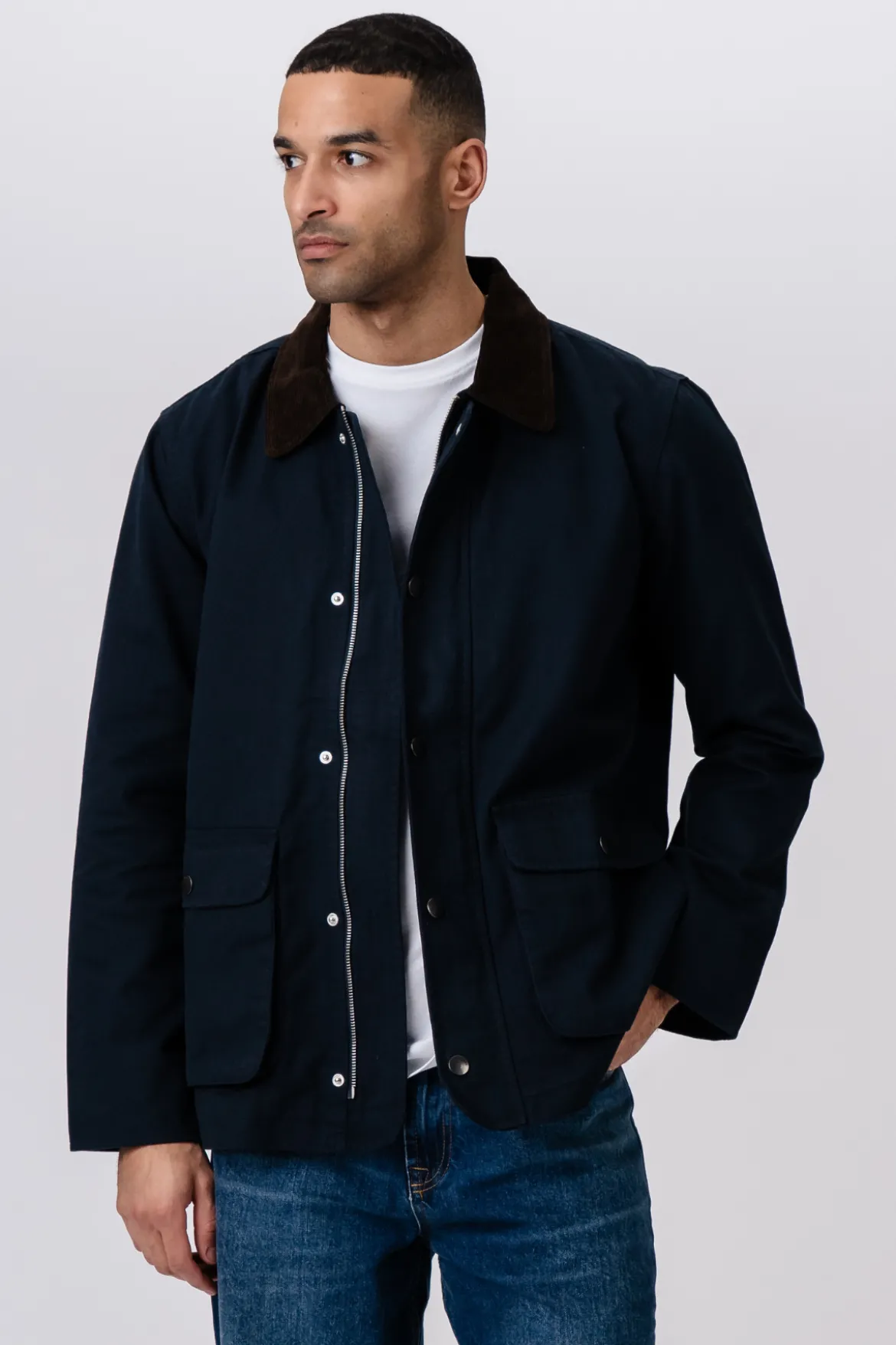 Twill Jakke - Navy