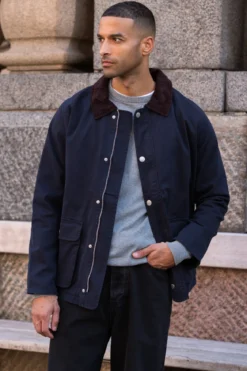 Twill Jakke - Navy