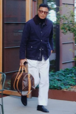Twill Jakke - Navy