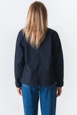 Twill Overshirt - Navy